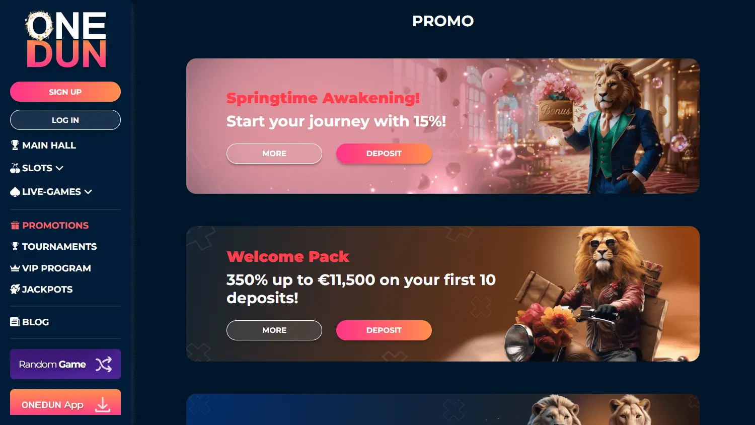 OneDun Casino Nederland image 2